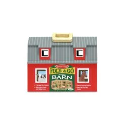 Étable En Bois Pliante Et Portative -Djeco Boutique etable en bois pliante et portative 2