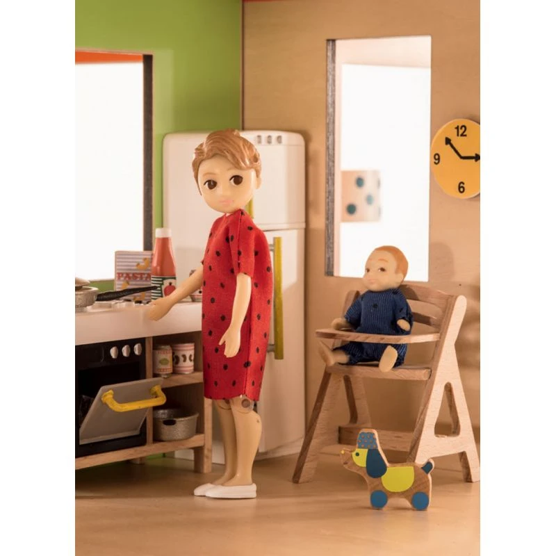 Poupées Djeco - La Famille De Thomas & Marion 3 Poupées Djeco - La Famille De Thomas & Marion – Image 3